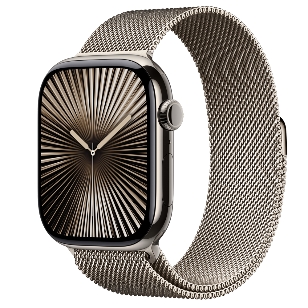 Apple Watch 10 46mm GPS+4G Titan Milanese M/L Natural/Natural
